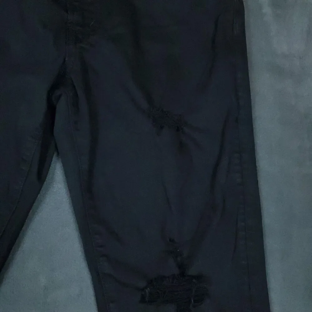 American Eagle Jeans Mens 32x34 Black Airflex+ Distressed Stretch Skinny Pants